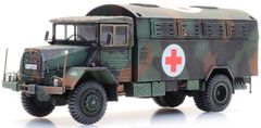 Artitec MAN 630 L2 A, velkokapacitní sanitní vůz, Bundeswehr, Německo, 1/87