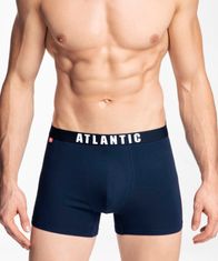 ATLANTIC Pánské boxerky 3Pack - tmavě modrá Velikost: M