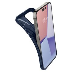 Spigen Liquid Air silikonové pouzdro na iPhone 14 PRO MAX 6.7" Navy blue