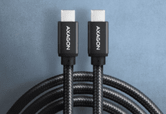 AXAGON kabel, USB-C na USB-C 3.2, 1,5m, PD 60W, črn (BUCM3-CM15AB)