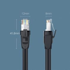 shumee Patchcord Ethernetový kabel RJ45 Cat 8 T568B 3m