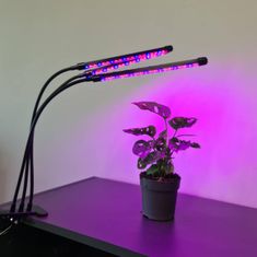 Northix Nastavitelná kultivační lampa - LED, časovač 