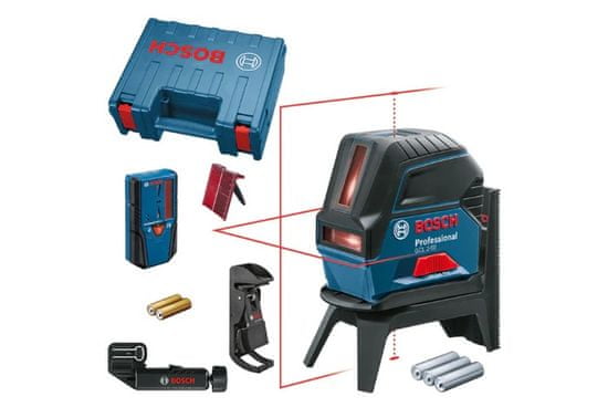 BOSCH Professional kombinovaný laser GCL 2-50 + přijímač LR6