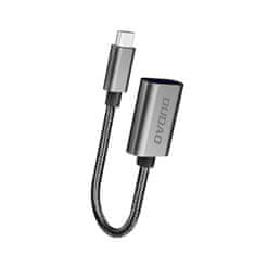 shumee Adaptérový OTG kabel z USB na USB-C, šedý