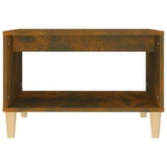 Vidaxl Konferenční stolek kouřový dub 60 x 40 x 50 cm kompozitní dřevo