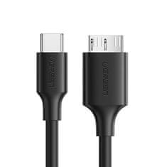 shumee USB-C - micro USB-B SuperSpeed 3.0 kabel 1m černý