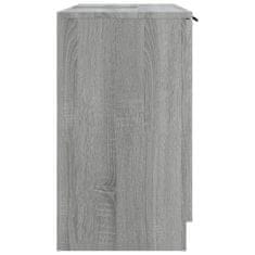 Vidaxl Koupelnová skříňka šedá sonoma 64,5x33,5x59 cm kompozitní dřevo