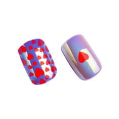 Northix Stencils for Nail Design - Hearts 