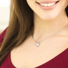 Lovilion Dámsky náhrdelník se zirkoniovými krystaly a kartička se zprávou "Mé krásné ženě", Dárek k Valentýnu, Valentýn 2024, Dárek na Valentýna | FIORA