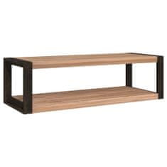 Greatstore Koupelnová skříňka 120 x 45 x 35 cm masivní teakové dřevo