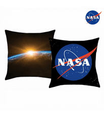 Jerry Fabrics Polštářek Nasa - black 40x40 cm