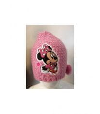 Javoli Dětská zimní čepice Minnie Mouse světle růžová 54 cm 54