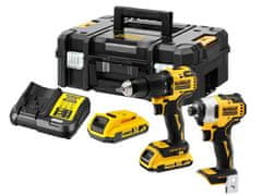 DeWalt KOMBINOVANÁ SESTAVA DEWALT 18V 2x2.0Ah DOPORUČOVAČ