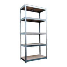 Greatstore Metalkas Skladovací regál Stabil200 šroubovaný 5 polic 180X90X40 cm 200 kg