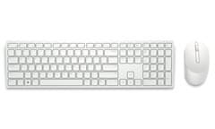 DELL KM5221W bezdrátová klávesnice a myš US/ International (QWERTY) - bílá