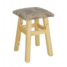eoshop Čalouněná stolička NR114, v45, borovice (Potah: T23, Barva dřeva: Dub)
