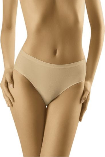 Amiatex Dámské kalhotky Tahoo Comforta beige + Ponožky Gatta Calzino Strech