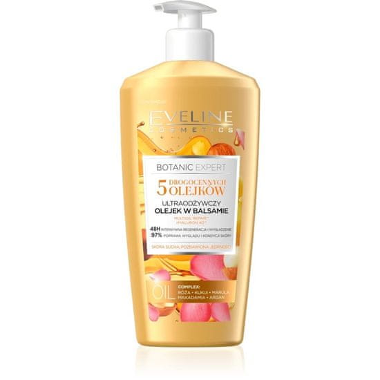 Eveline Botanic Expert Ultra výživné tělové mléko s 5 oleji 350 ml