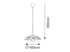 Rabalux Rabalux závěsné svítidlo Vino E27 1x MAX 60W bílá 4782