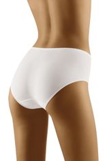 Amiatex Dámské kalhotky eco-QE white, bílá, XL