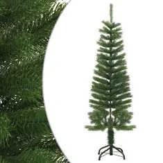 Greatstore Umělý úzký vánoční stromek se stojanem 120 cm PE