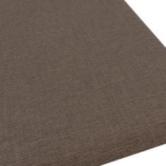 Greatstore Nástěnné panely 12 ks taupe 30 x 30 cm textil 1,08 m²