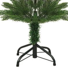 Greatstore Umělý úzký vánoční stromek se stojanem 150 cm PE
