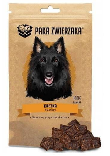 Paka Zwierzaka Chunkies 100% Duck 80 g pamlsky pro dospělé psy