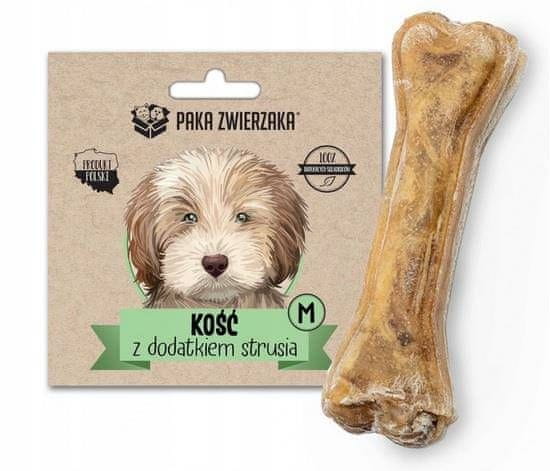 Paka Zwierzaka pamlsek pro dospělé psy pštrosí kost M 12 cm 55 g