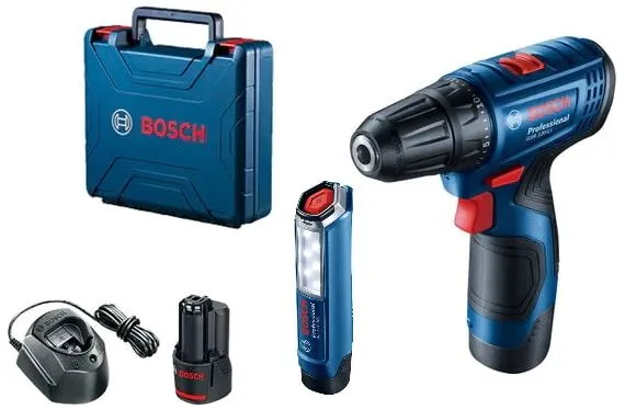 BOSCH Professional vrtací šroubovák lampa GSR 120-LI + GLI 12V-300