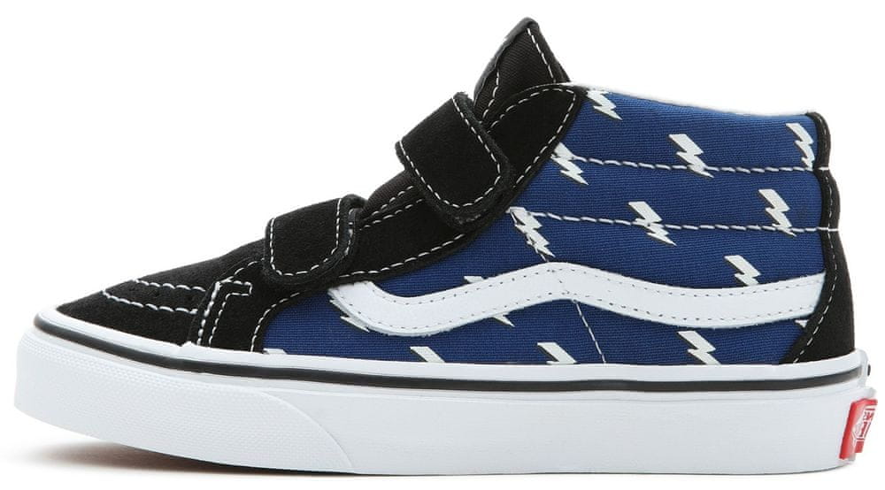 Vans dětské kotníčkové tenisky Y SK8-Mid Reissue V Vans Bolt True Blue/Black VN0A38HHTBB1 modrá 32