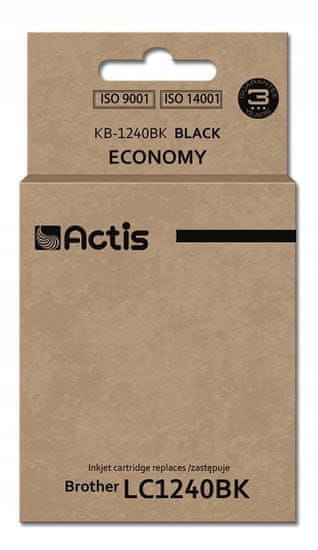 Actis Inkoust KB-1240BK, alternativa Brother LC1240BK, 19ml černý