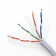 Síťový kabel UTP | CAT6 | 305m | PVC šedý