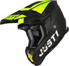 JUST 1 HELMETS Moto přilba JUST1 J22C ADRENALINE carbon fluo žlutá XS