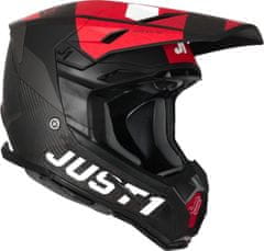 JUST 1 HELMETS Moto přilba JUST1 J22C ADRENALINE carbon červená XL