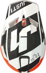 JUST 1 HELMETS Moto přilba JUST1 J22C ADRENALINE carbon oranžová XS