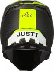 JUST 1 HELMETS Moto přilba JUST1 J22C ADRENALINE carbon fluo žlutá XS