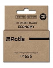 Actis Inkoust KH-655BKR, alternativa HP 655, 20ml černý