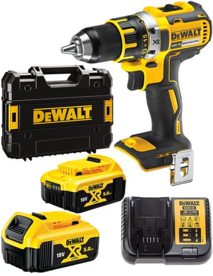 DeWalt Šroubovák BL 18V 60Nm 2x5Ah DCD790P2 TSTAK