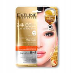 Eveline eveline 24k gold revitalizační maska v platu