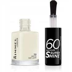 Rimmel  lakier 60 seconds 703 white hot love