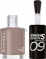 Rimmel  lacquer 60 seconds 810 výstřední šedá