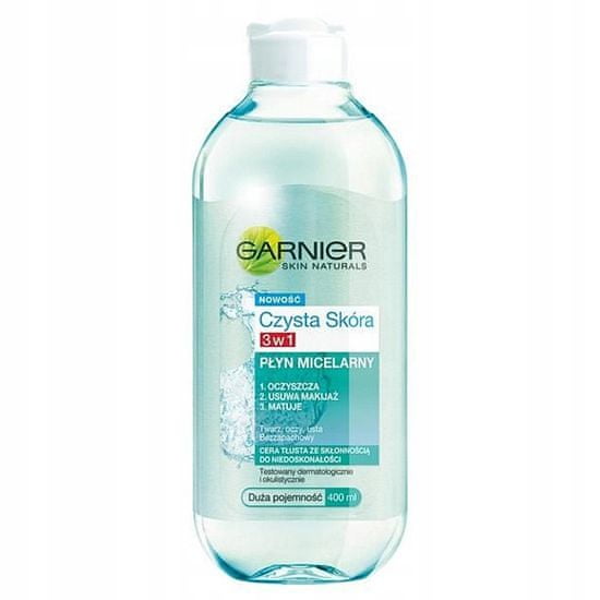 Garnier  micelární tekuté 3v1 skóra směs 400ml