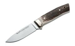 Muela KODIAK-10A lovecký nůž 10 cm, jelení paroh, kování, kožené pouzdro