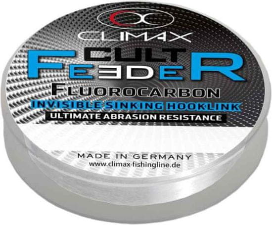 Climax CLIMAX CULT Feeder Fluorocarbon - návazcový 25m 0,14mm / 1,9kg