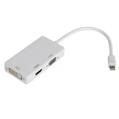 Northix Adaptér Thunderbolt / Mini DisplayPort HDMI / DVI / VGA 3v1 