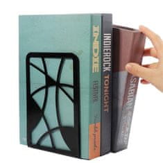 Northix Bookends, Metal - 17 x 12 