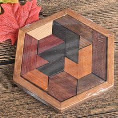 Northix Geometrické puzzle 