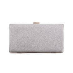 Northix Sparkling Clutch Bag - Stříbrná 