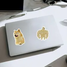 Northix Balíček samolepek - Doge 